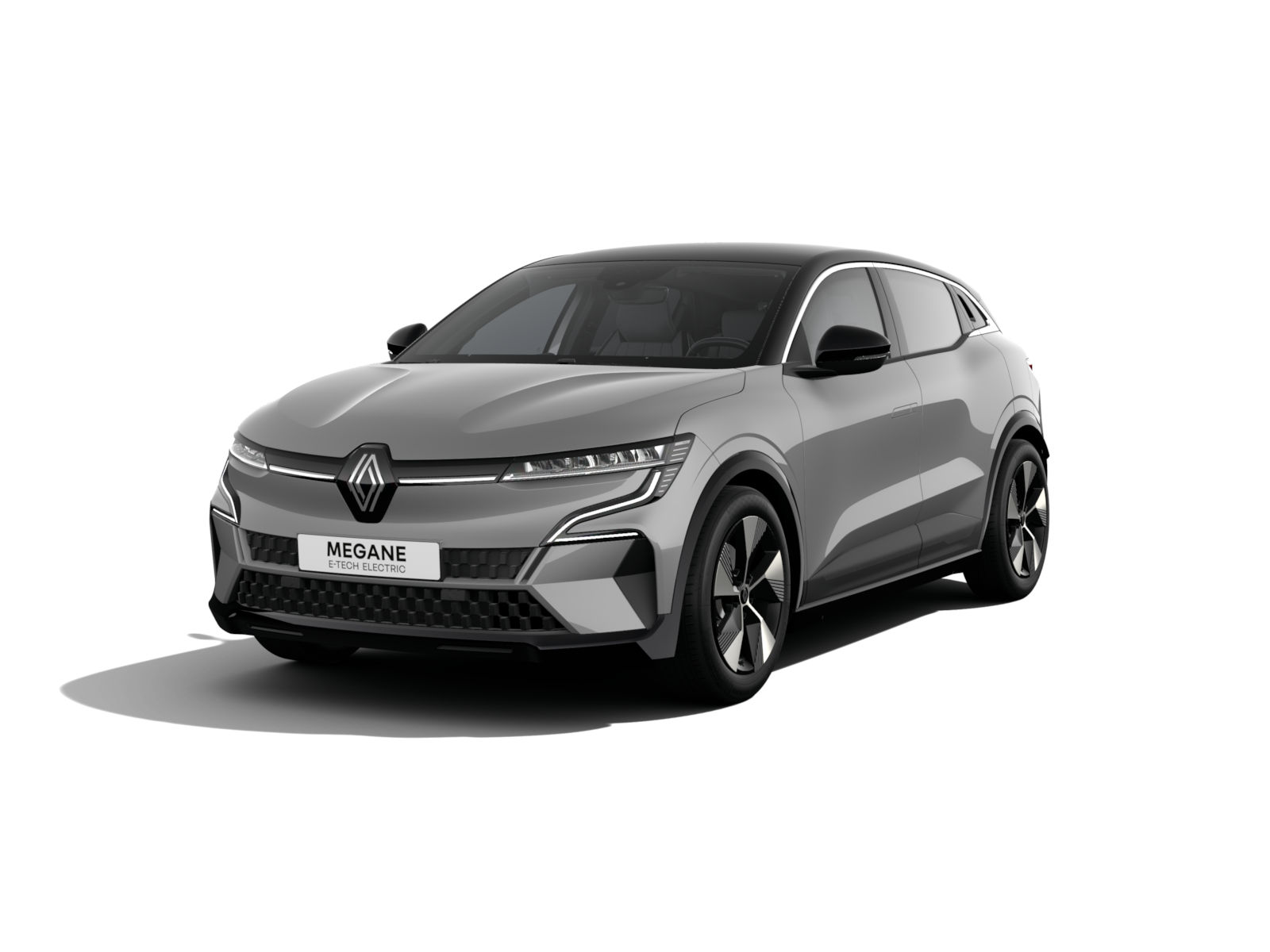 Renault MEGANE E-TECH 100% ELECTRIC – gris rafale avec toit en noir etoile