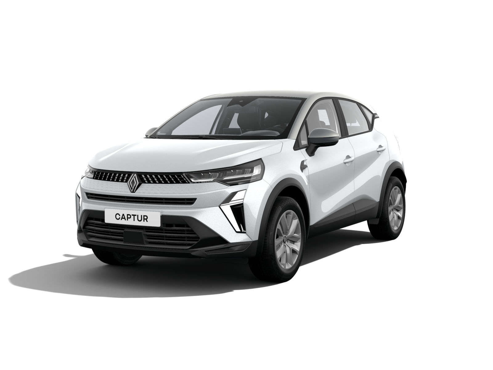 Renault new Captur – blanc nacr&eacute; avec toit en gris highland
