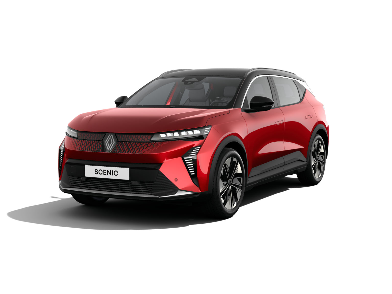 Renault Scenic E-Tech electric – rouge flamme avec toit en noir étoile